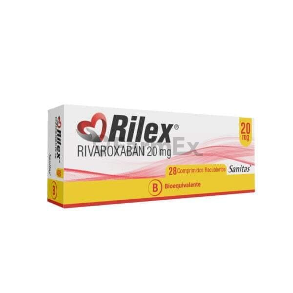 Rilex 20 mg x 28 comprimidos susc-1 de 4 meses Farmex-Suscripciones-Persistente